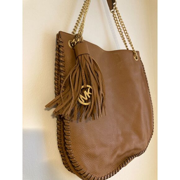 Michael Kors Brown Pebble Leather Hobo Bag - Excellent condition! - Picture 1 of 7